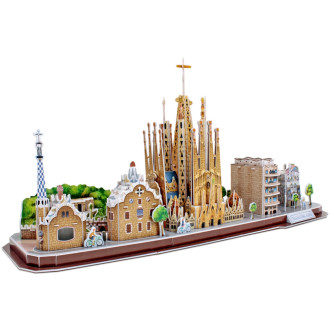 City Line Barcelona 186pcs 3D Puzzle